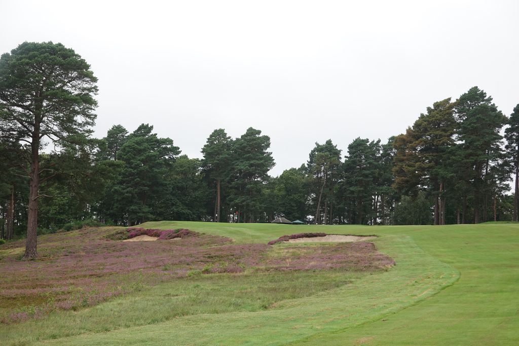 9th Hole at Swinley Forest Golf Club (464 Yard Par 4)